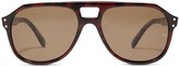 Thumbnail for your product : Oliver Goldsmith Sunglasses Glyn 1971 Red On Leopard