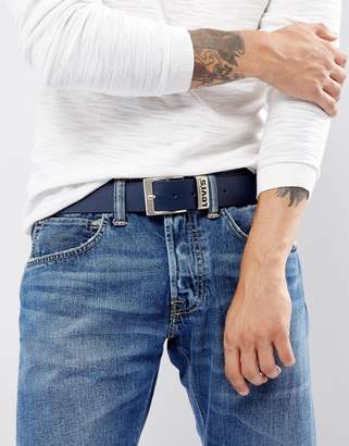 Levi's Levis Leather Belt In Blue