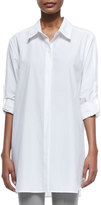 Thumbnail for your product : Donna Karan Long-Sleeve Oversized Button-Down Tunic