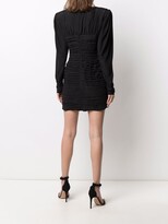 Thumbnail for your product : Magda Butrym Long-Sleeved Structured-Shoulder Mini Dress
