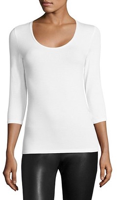Majestic Filatures Soft Touch Scoopneck Tee