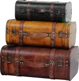 Thumbnail for your product : Vintiquewise Vintage-Like Style Luggage Suitcase, Trunk, Set of 3