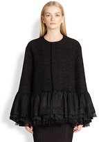 Thumbnail for your product : The Row Selfur Ruffle Jacket