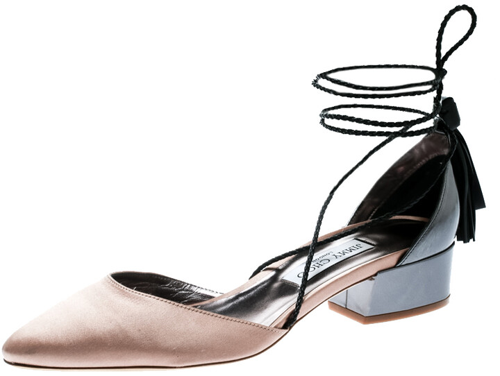 metallic grey sandals