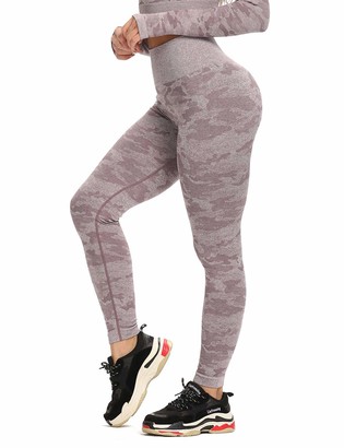High Waist Yoga Pants for Women Running Through Yoga Pants Athletic Gym Soft 