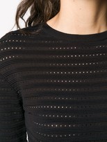 Thumbnail for your product : Frankie Morello Perforated Cut-Out Top