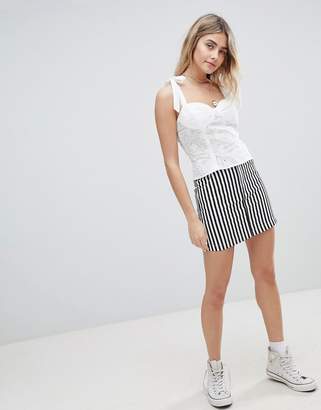 Emory Park Mini Skirt In Stripe