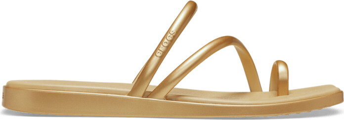 Crocs Women's Miami Metallic Toe Loop Sandal