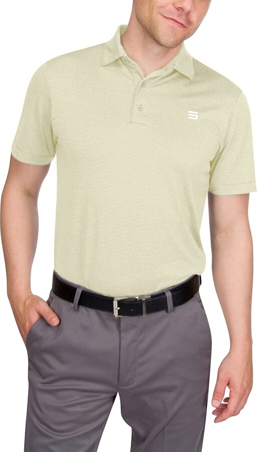 Three Sixty Six Golf Shirts for Men - Men's Quick Dry Collared Polo Shirt -  4-Way Stretch & UPF 50 - ShopStyle
