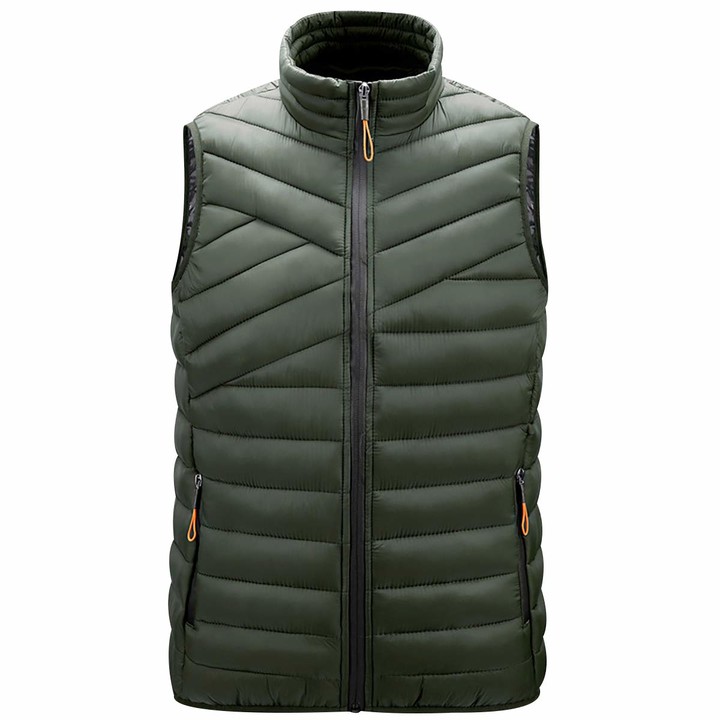 Peuignao Down Gilet Men Down Vest Men Padded Gilet Mens Quilted Gilet