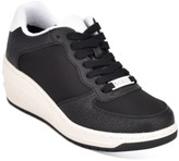 guess women's dustyn wedge sneakers
