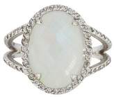 Thumbnail for your product : Gurhan 18K Elements Moonstone & Diamond Ring