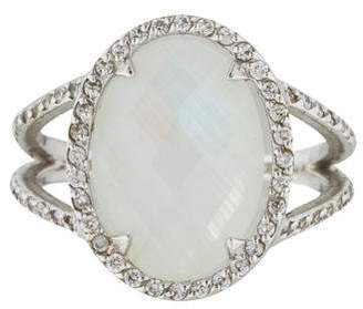 Gurhan 18K Elements Moonstone & Diamond Ring