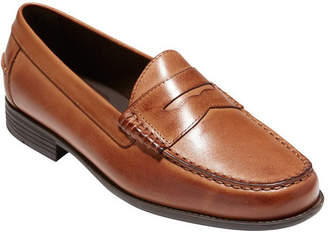 Cole Haan Men's Dustin II Penny Loafer - British Tan Leather Penny Loafers