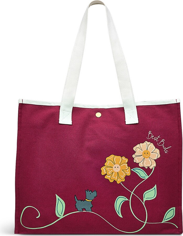 Radley London Best Buds Extra Large Open Top Canvas Tote Bag ShopStyle