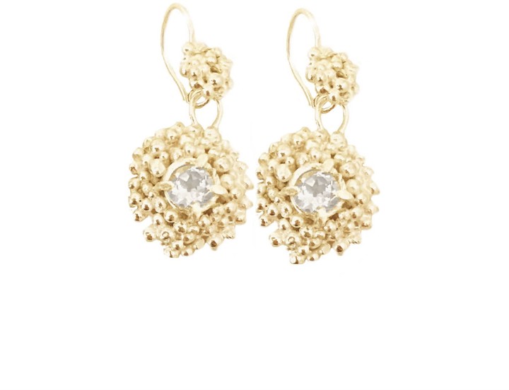 Lily Flo Jewellery Kaia Solid Gold Large Drop Earrings - ShopStyle