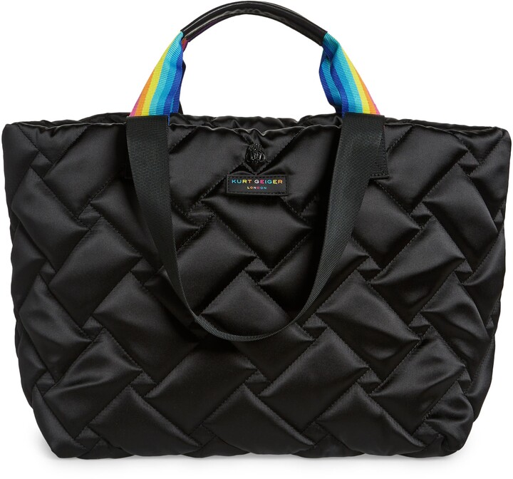 Kurt Geiger Quilted Shopper ShopStyle Tote Bags