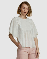 Thumbnail for your product : Ids Heather Bib Front Blouse