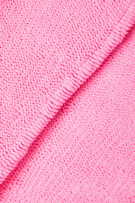Hunza G + Net Sustain Gigi Seersucker Bikini - Pink