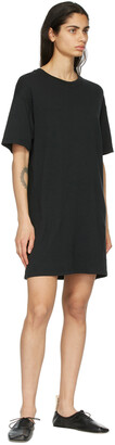 Raquel Allegra Black T-Shirt Dress