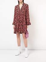 Thumbnail for your product : Ganni floral longsleeved dress