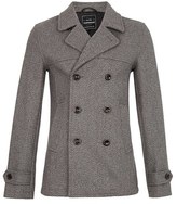 Thumbnail for your product : Topman Skinny Fit Double Breasted Peacoat