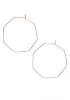 Thumbnail for your product : Nashelle Octagon Hoop Earrings