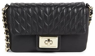 Karl Lagerfeld Paris Mini Agyness Quilted Leather Crossbody Bag - ShopStyle