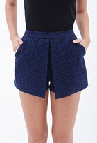 Thumbnail for your product : Forever 21 contemporary split-front brocade skort