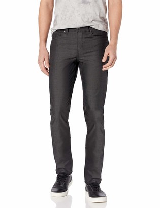 cross pocket black jeans