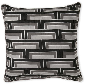 Surya Geometric Panel Pillow