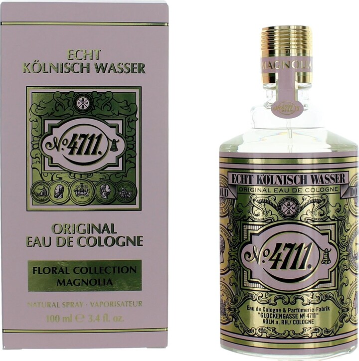 4711 Combo 2pcs Floral Collection Magnolia by 4711 3.4oz Eau De Cologne Spray for Unisex