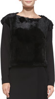Thumbnail for your product : Nanette Lepore Rabbit Fur Pullover Sweater