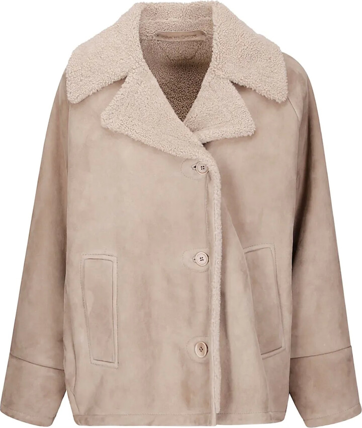 Salvatore Santoro Shearling-Collar Jacket