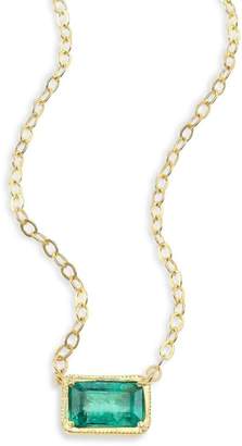 Ila Leone 14K Yellow Gold & Emerald Pendant Necklace