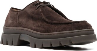 Henderson Baracco Lace-Up Suede Shoes