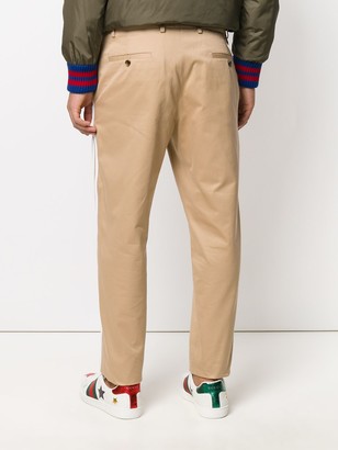 Gucci Contrast Side Stripe Chinos