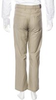 Thumbnail for your product : Ermenegildo Zegna Wool-Blend Flat Front Pants