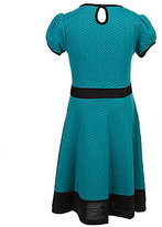 Thumbnail for your product : 2 Hip by Wrapper 7-16 Colorblock Textured-Knit Dress