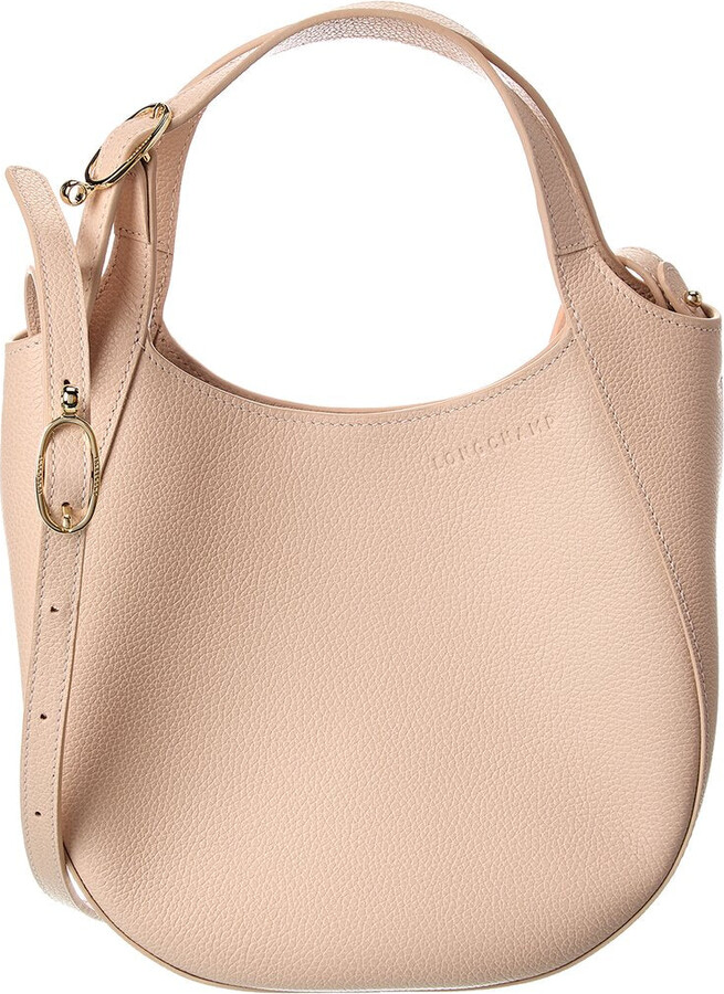 Longchamp Le Foulonne Leather Bucket Bag