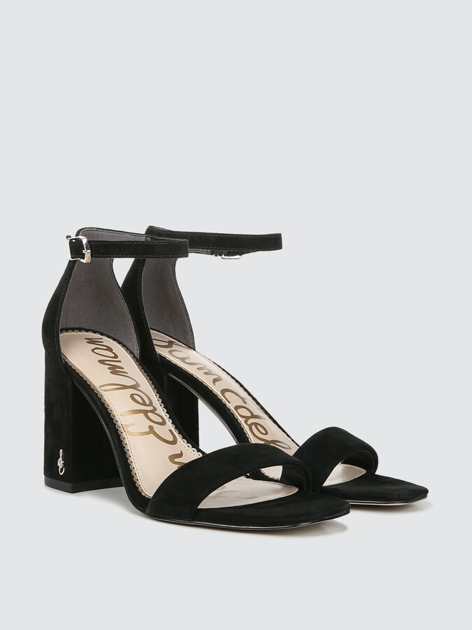 strap black heel