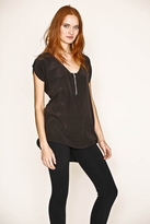 Thumbnail for your product : Gypsy 05 Silk Zip Tunic in Black