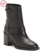 Thumbnail for your product : Made In Italy Mid Shaft Burnish Leather Boots