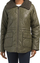 Thumbnail for your product : Kenneth Cole Faux Leather Quilted Jacket