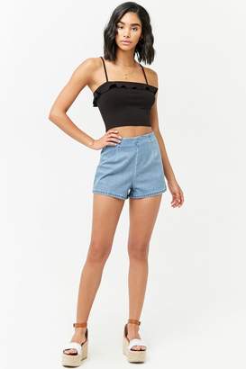 Forever 21 Ribbed Flounce Cami
