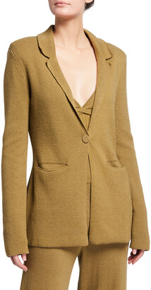 Altuzarra Single-Button Wool/Cashmere Jacket