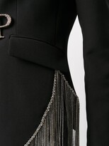 Thumbnail for your product : Philipp Plein PP crystal fringe blazer