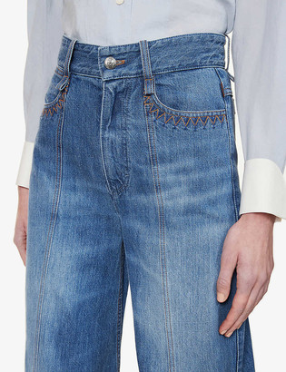 Chloé Regular-fit high-rise jeans