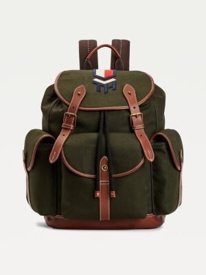 tommy hilfiger canvas backpack