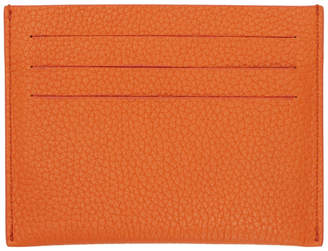 Givenchy Orange Leather Card Holder